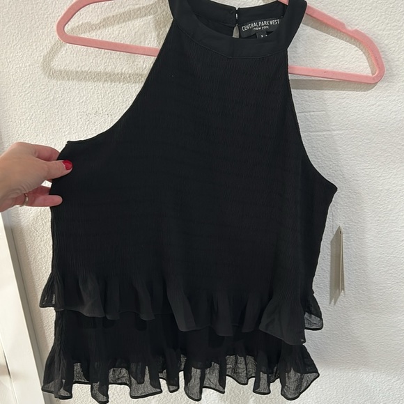 CENTRAL PARK WEST Central Park West Jane Halter Top - Black, NWT - Picture 3 of 6